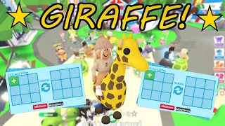 Ich ERTRADE mir eine GIRAFFE in Adopt Me! + Verlosung (Deutsch) | RobloxLara