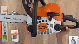 Unboxing and Assembling  STIHL MS 170 Compact Lightweight Entry level Chainsaw - Bob The Tool Man