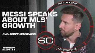 Lionel Messi discusses MLS’ growth potential ahead of Leagues Cup final | SportsCenter