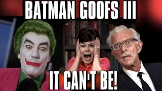 Outrageous Batman Third Season Goofs