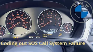 Coding out the DREADED SOS Call System Failure using E-Sys (F30 LCI)