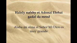 Ashira la Adonai- Cantare al Señor (Letra Hebreo-Español) Música Moisés y los diez mandamientos