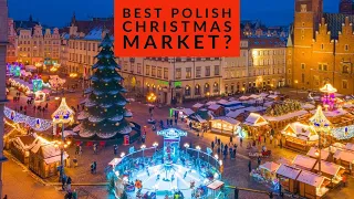 WROCŁAW Poland Christmas Market in snow - it's huge and fun and very busy!