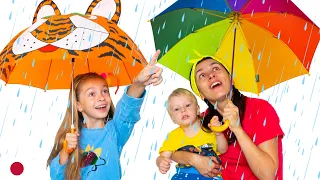 あめ　あめ　あっちいけ | 日本語の童謡 | Rain Rain Go Away Song | Sunny Kids Songs 日本語