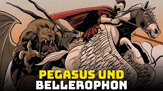 Der Mann, der davon träumte, Gott zu sein (Bellerophon und Pegasus)  - Animierte Version