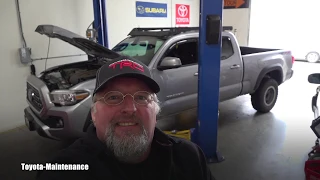 2019 Toyota Tacoma engine oil and filter change