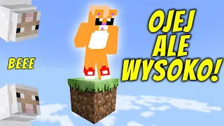 CHOMIK ŚWIR 🐹 PO RAZ PIERWSZY W MINECRAFT SKYBLOCK #1 *SPADŁEM* 💀