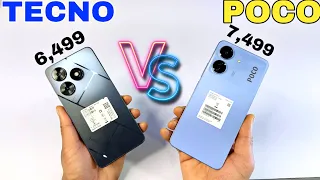 Unleashing the Power of Affordable Smartphones: Tecno Pop 8 vs Poco C65 - Unboxing and Comparison