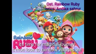 Lirik opening song Rainbow Ruby ( English version )