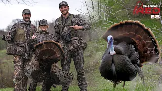 Full Strut At 15 Yards, Turkey Hunting In the Wind #hunting #turkeyhunting