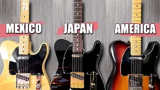 Mexican vs Japanese vs American! - Telecaster Tone Comparison!