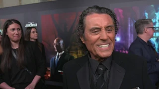 John Wick Parabellum NY Special Screening - Itw Ian McShane (official video)