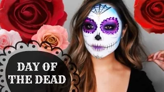 Day of the Dead Sugar Skull Makeup Tutorial | Diana Quach