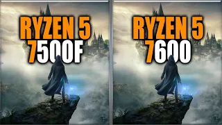 Ryzen 5 7500F vs 7600 Benchmarks - Tested in 15 Games and Applications