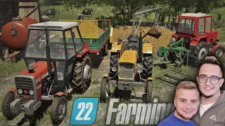 NOCNA ORKA Z KOLCZATKĄ 😱 Wywóz Obornika W Deszczu 🔥 "od Biedaka" FS22 #23 🌱 MafiaSolec