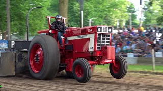 Tractor Pull: King Of 15mph Farm Stock Tractors. Winamac, IN. Indiana Pulling League