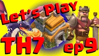 Clash of Clans: Let's Play TH7 - ep9 How To MAX Your Barbarian King!