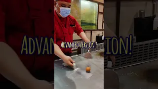 How To Make The Egg Trick 🥚🥚🥚 #teppanyaki #benihana #shorts #tutorial #hibachi