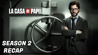 Money Heist Season 2  Recap | Hindi