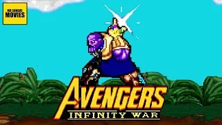 The Thanos Snap - 16 Bit Scenes