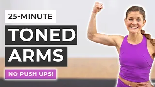 25-Minute Toned Arms Workout (No Push Ups)