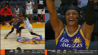 Brittney Sykes FILTHY Crossover & Finish In Overtime, Talks About It In Post Game Interview. #WNBA