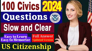 2024 Random 100 Civics Questions and Answers by Group: US Citizenship Interview | Fast Easy Answer