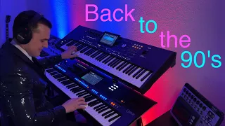 "Back to the 90's"🪩 - Korg Pa5X & Yamaha Genos - music by Stefan Langolf©️