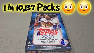 1 in 10,137 Packs Rare Hit! 2024 Topps Series 1 Hobby Box plus a case hit 🔥