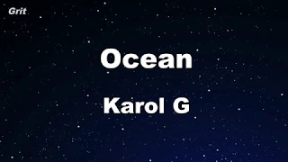 Ocean - Karol G Karaoke 【No Guide Melody】 Instrumental