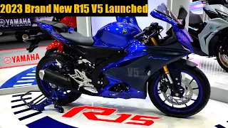 All New 2023 Yamaha R15 V5 Launched 💥Under 2.30 Lakhs | Major Updates & More Features|epicriderjayz