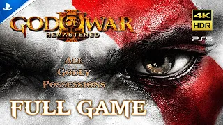 God of War 3 - PS5 Full Gameplay Walkthrough | All Godly Possessions | God Difficulty [4K HDR]