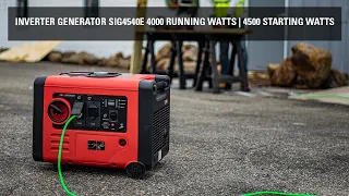 4000 Watt Inverter Generator for Quiet, Electronic-Safe Remote Power