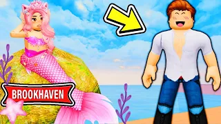 I Became A MERMAID For A DAY ( ROBLOX Brookhaven 🏡RP)