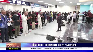 2ÈME CULTE DOMINICAL DU 21/04/2024