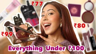 How is this makeup under ₹100 😱💘 Full Face of products wow..