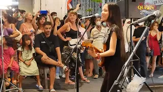 Queen On Street Buskers. Nirvana - Smells Like Teen Spirit