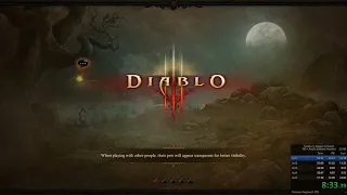 Diablo 3 Speedrun Any% NG+ Demon Hunter WORLD RECORD 50:20