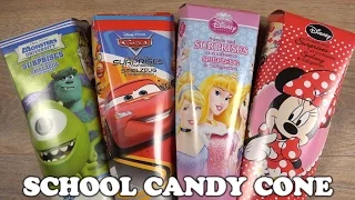 SCHOOL CANDY CONE - DISNEY Cars Princess Minnie Mouse Monster University