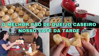 O MELHOR PÃO DE QUEIJO MINEIRO QUE JÁ FIZ + NOSSO CAFÉ DA TARDE