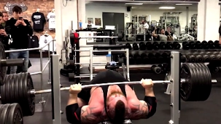 Eddie Hall 265 kg x 6 Bench Press