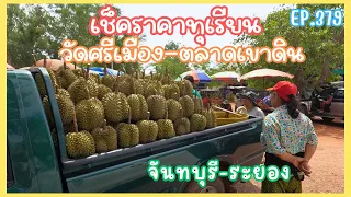 เช็คราคาทุเรียน วัดศรีเมือง-ตลาดเขาดิน/จันทบุรี-ระยอง29/05/67 เศรษฐี ไม่มีนาย EP.379