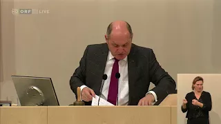 2018 01 31 159591 Nationalratssitzung Nationalratspräsident Wolfgang Sobotka ÖVP