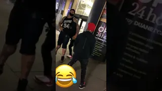 "DA BABY" WRESTLES HIS BIG ASS SECURITY GUARD & STEALS ICE CREAM OUTTA STORE (HILARIOUS)