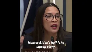 Hunter Biden's Laptop Hearing Is 'An Embarrassment:' AOC