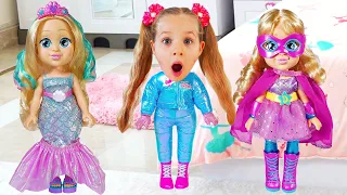 Diana and funny stories about her Dolls