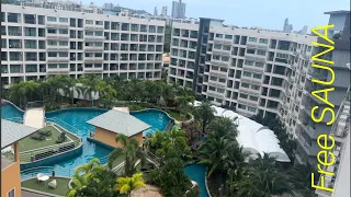 This is The Cheapest Luxury Condo in Pattaya : ฿9,000/ month | 2 Rooms | Free Sauna