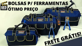 BOLSAS e MALAS DE FERRAMENTAS SOLDAFORTE QUALIDADE, PREÇO BOM E FRETE GRÁTIS. TOOL BAGS AIRAJ