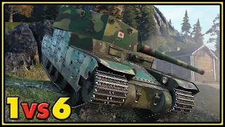 Type 5 Heavy - 1 vs 6 - World of Tanks Gameplay