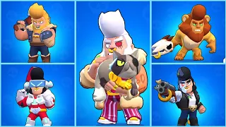 Brawl stars bull all skins & brawl effects 2023